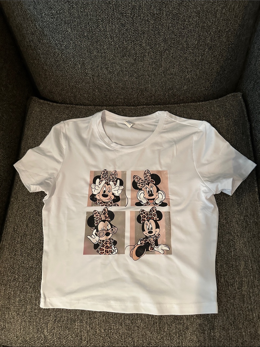 New! Minnie Mouse Crop Top